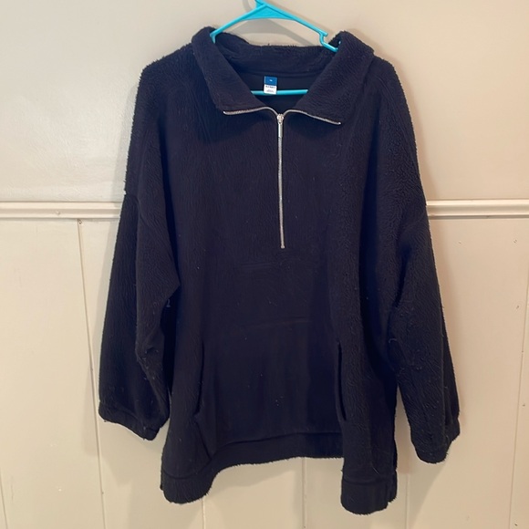Old Navy Jackets & Blazers - Old Navy Black 3/4 Zip Pullover Jacket
